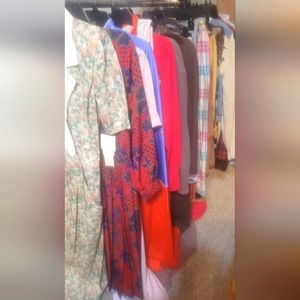 Vintage Womens Clothing Lot 60s 70s 80s Dresses + Psychedelic Hippie Retro Glam